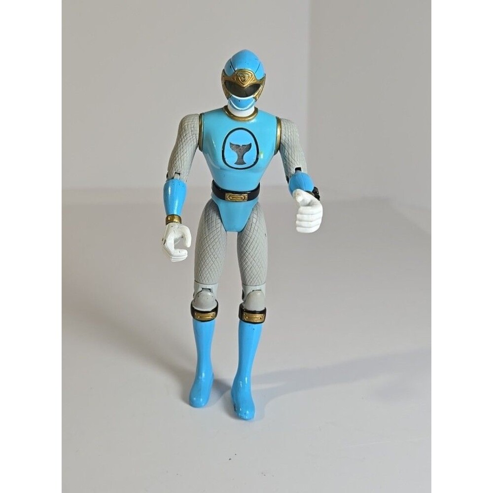 2003 Bandai Power Rangers Ninja Storm Blue Wind Ninja Flash Ranger 5" Figure
